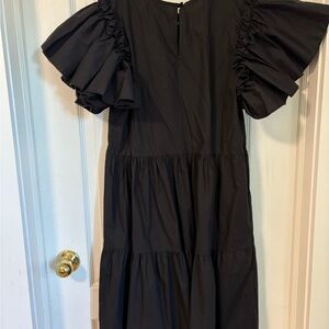 Elegant Black Midi Dress